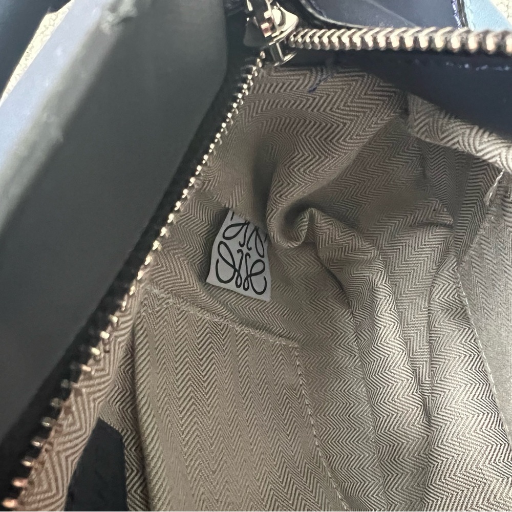 Blue Puzzle Bag Fashion Geometric Crossbody in Light Blue, Navy - Picture 12 of 15